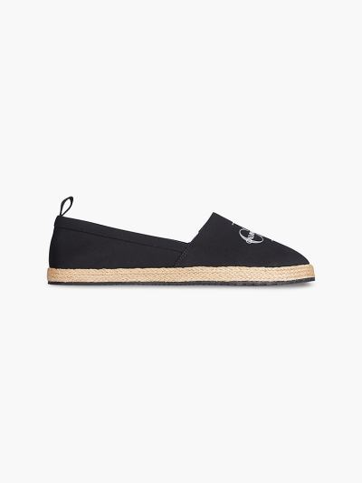 Calvin Klein Cipők HU580369 | Calvin Klein Twill Upper Női Espadrilles Fekete